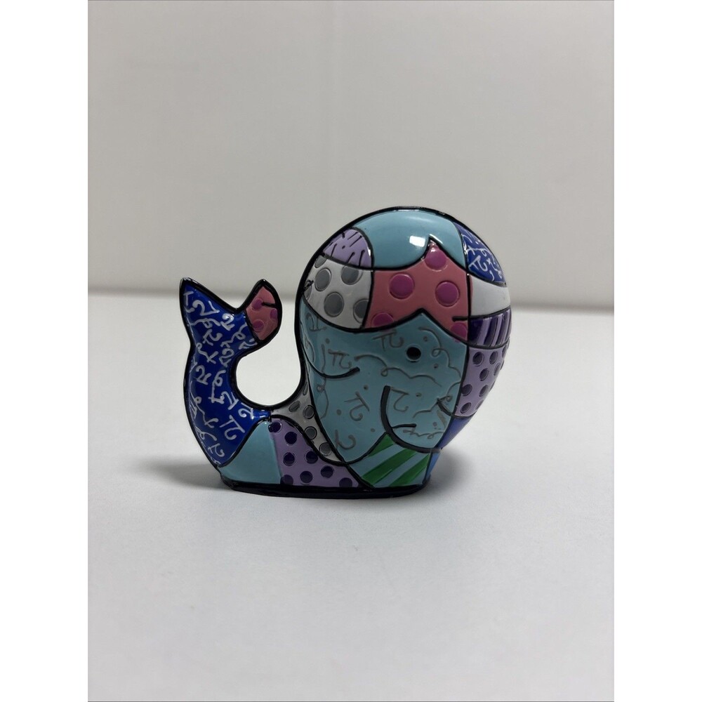 Romero Britto - "Brenden’s Whale" 14072 Mini Collection 2011